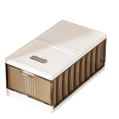 Large-capacity Clothes Organizer Household Closet Layered Pull-out Partition Organizer Box Foldable Dust Pants Organizer Box - AMULET RING STORE