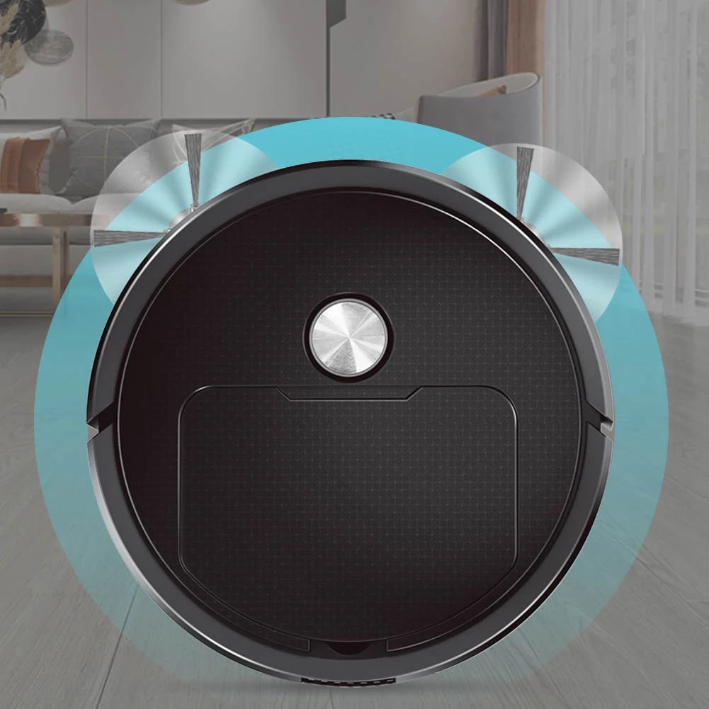 Intelligent Sweeping Robot with Long Battery Life Low Noise Design Compact House Cleaning Machine for Hard Floor and Pet Hair - AMULET RING STORE