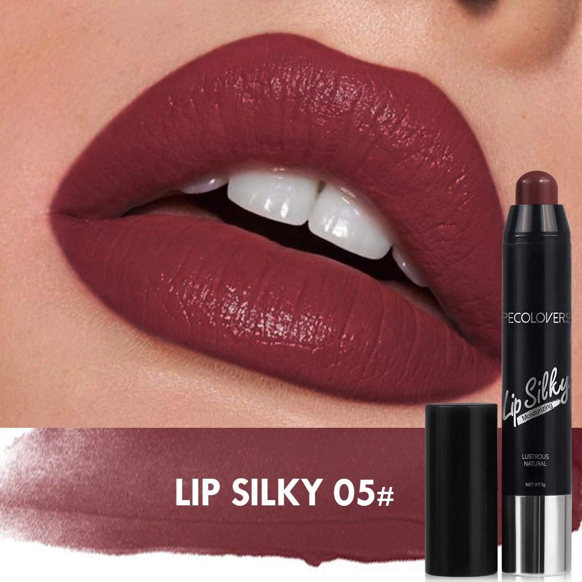 Matte Lipstick Pencil Waterproof Long Lasting Non-Stick Cup Lip Stain Tint Cosmetic Nude Lipstick Pen Makeup Maquillage - AMULET RING STORE