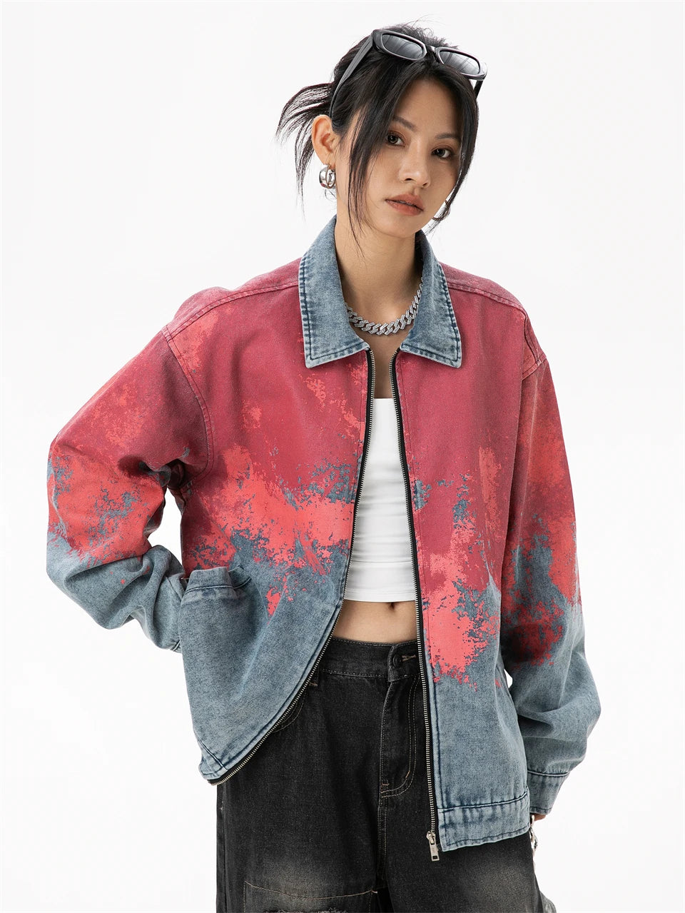 Women's Denim Jacket Lady Cowboy Jeans Jackets Women Outdoor Women's Clothing Novelties Sales Trend 2024 Female Cowgirl Clothes - AMULET RING STORE
