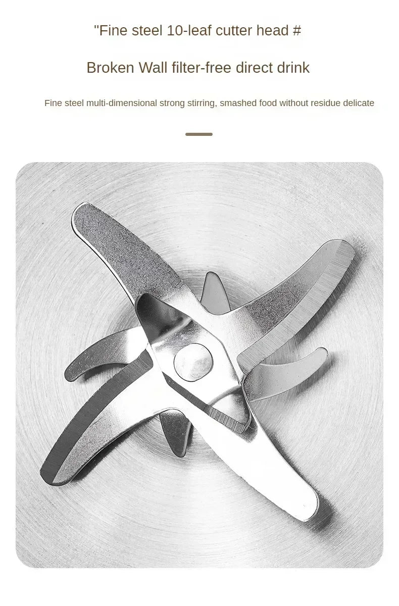 220V Electric Soybean Milk Machine Automatic Intelligent Food Blender Fruit Juicer Water Boiling Kettle Rice Paste Maker - AMULET RING STORE