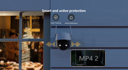 IMOU 2PCS Outdoor IP66 Cruiser SE+ 4MP Set Wi-Fi Camera Security Smart Color Night Vision 360° Coverage Smart Auto Tracking - AMULET RING STORE