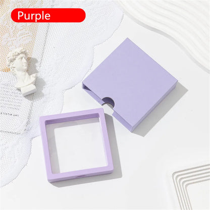 Drawer Jewelry Packaging Box Nail Earrings Necklace Ring Storage PE Film Suspension Anti-oxidation Gift Box Jewelry Box Joyero - AMULET RING STORE