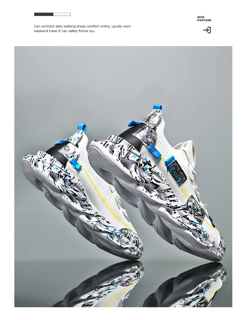 Shoes men Sneakers Male casual Mens Shoes tenis Luxury shoes Trainer Race Breathable Shoes fashion loafers running Shoes for men - AMULET RING STORE