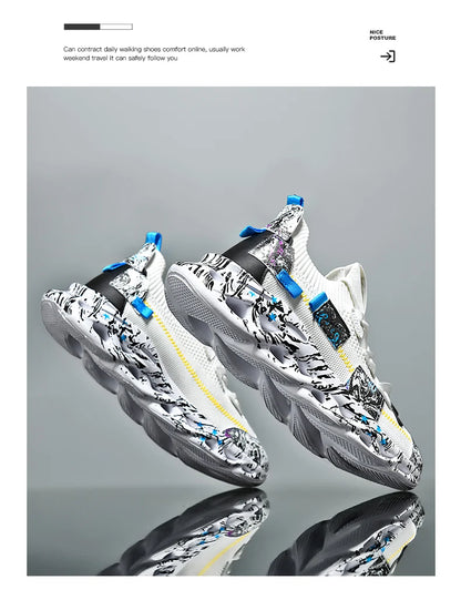 Shoes men Sneakers Male casual Mens Shoes tenis Luxury shoes Trainer Race Breathable Shoes fashion loafers running Shoes for men - AMULET RING STORE