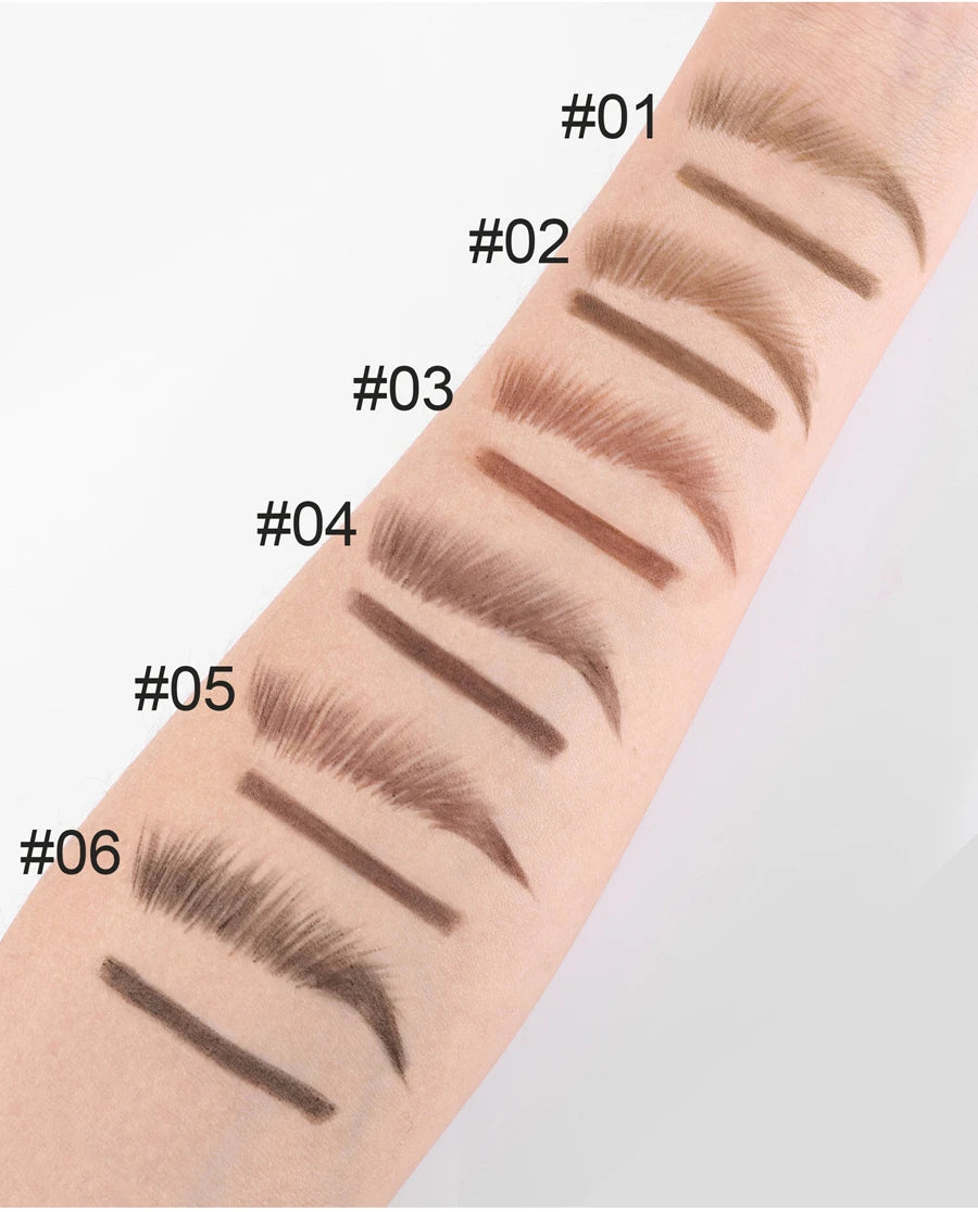 Eyebrow Cosmetics Pencil Waterproof Double-headed Eyebrow Tattoo Natural Long Lasting Makeup Paint Wild Eyebrow Pencil - AMULET RING STORE