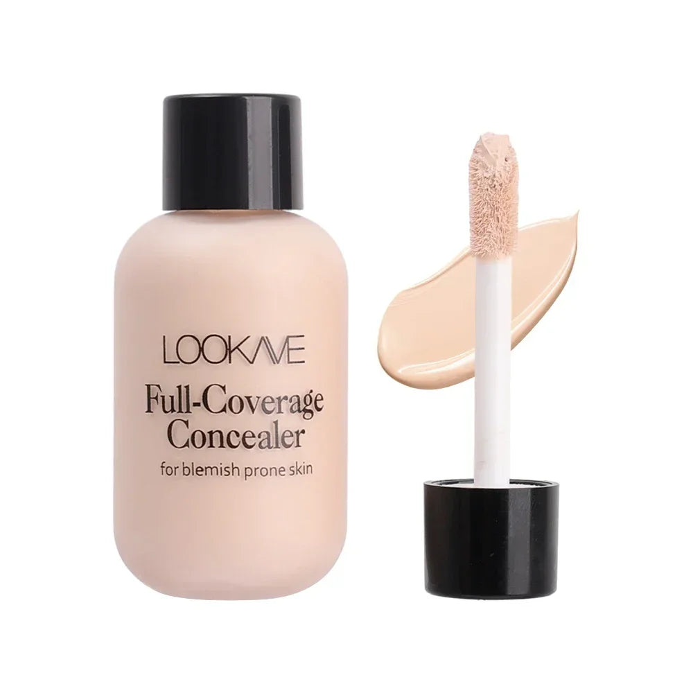 Full Cover Liquid Concealer Cream Makeup 12ML Invisible Eye Dark Circles Cream Face Foundation Waterproof Make Up Base Cosmetics - AMULET RING STORE