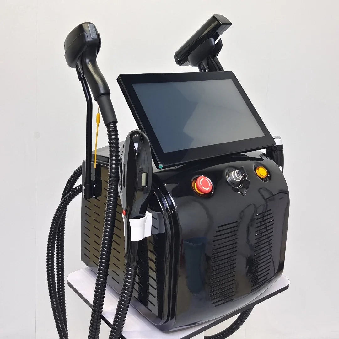 4in1 Soprano Titanium Ice Platinum RF Diode 755 808 940 1064nm 4 Wave Laser ND:YAG Machine Painless Hair Removal Machine 2025 - AMULET RING STORE