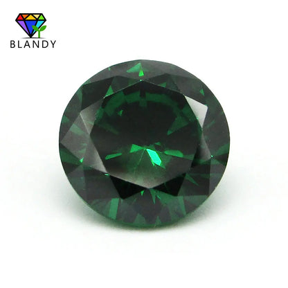 1.0~10mm AAAAA Various Colors Loose Cubic Zirconia Stone Round Brilliant Cut CZ Stone Synthetic Gems For DIY Jewelry