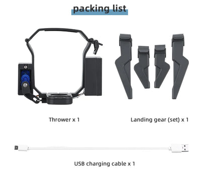 Airdrop System for DJI Mavic 3/2 Pro Zoom AIR 2 Mini 2/Mini 3 Drone Fishing Bait Wedding Ring Gift Deliver Life Rescue Thrower