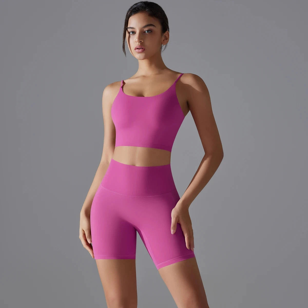 Women Yoga Set Yoga BraTank Tops for Fitness Workout Sportswear Gym Clothing High Waist Shorts Sportswear Leggings Suits