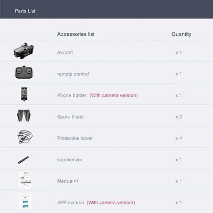 XT6 Mini Foldable Drone with 4K HD Camera, WiFi FPV, and Altitude Hold