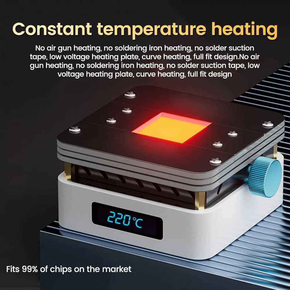 IC CPU Heating Platform Glue and Tin Removal Repair Tools Preheating Station Constant Temperature Motherboard Welding Table