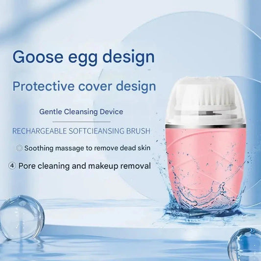 3 in 1 Electric  Facial Cleansing Brush Blackhead Remover Makeup Removal Face Deep Pores Cleaning Massager Face Cleaner