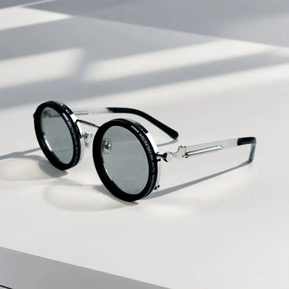 Adjustable 1-9 Sunglasses with ND Filter Lenses Fishing Rounded Polarized Glasses Polarized Sunglasses for Men Driving Fishing