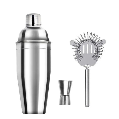 6/7/10pcs Stainless Steel Cocktail Shaker Bartending Tools Bartender Kit Martini Sharker Drink Mixer Set With Storage Bag - AMULET RING STORE