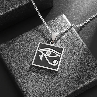 Ancient Egyptian Eye of Horus Eagle-Headed God Pendant