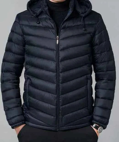 Man Padded Coat Hooded Down Jackets For Men Lightweight Puffer Padding Winter Parkas Young On Sale New In & Modern Outer Casual