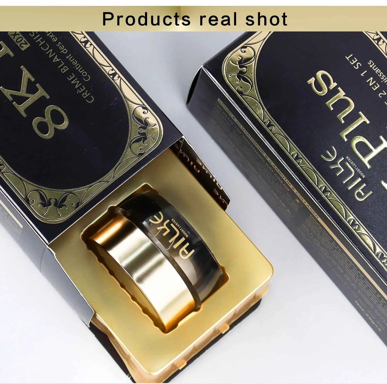 AILKE Whitening Face Cream, Antioxidant, Reduce Dark Spots, Inhibit Melanin, Anti-aging, With Collagen, Niacinamide, Glutathione