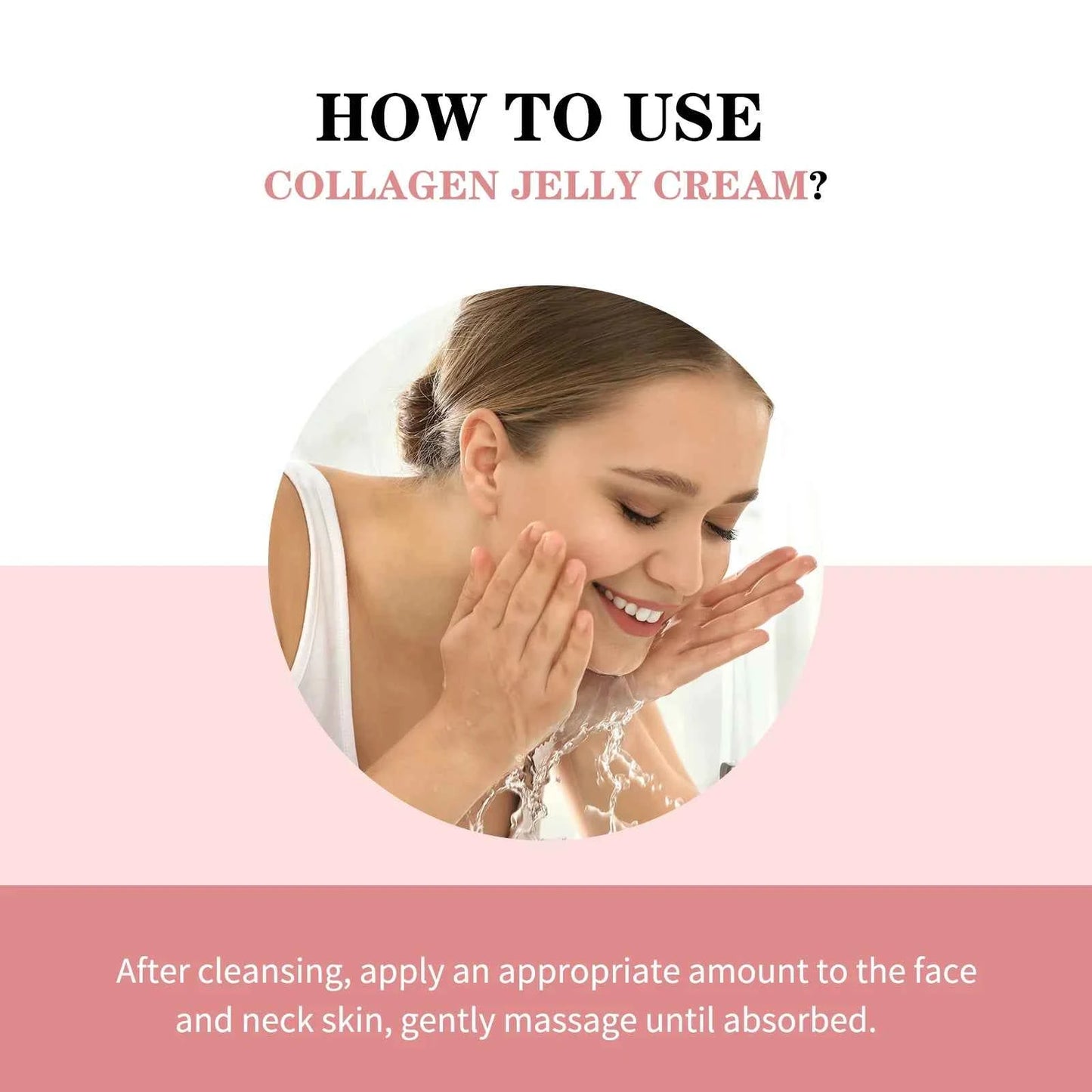 DIMOT Collagen Jelly Cream Niacinamide Tightening Soothing Moisturizing Anti-Aging Firmness Hydration Skincare Face Gel 100ml