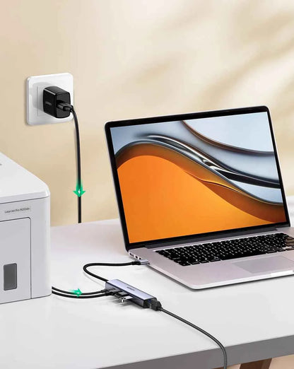 UGREEN USB Ethernet Adapter 1000/100Mbps USB3.0 HUB RJ45 Lan for Laptop PC Xiaomi Mi Box Macbook Windows USB-C HUB Network Card