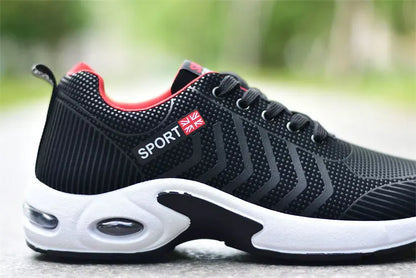 2025 new spring trend sports men's shoes Lace-up thick sole casual breathable fashion shoes Large size Wear skid resistance - AMULET RING STORE