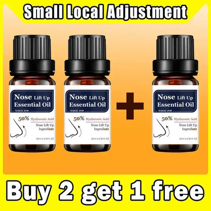 Nose Massage Essential Oil Up Heighten Rhinoplasty Firming For Moisturizing Nose Serum Reshape Natural Face Beauty Care Products - AMULET RING STORE