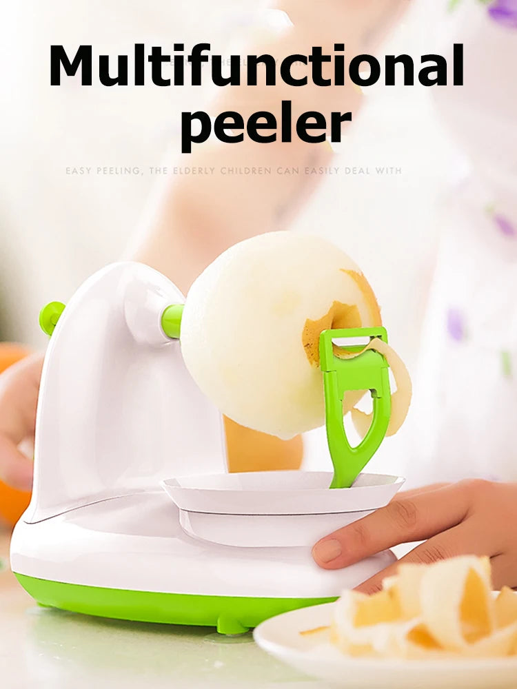 Hand-cranked Multifunction Fruit Peeler With Fruit Slicer Corer Cutter and Blades Apple Pear Kitchen Home Manual Peeler Machine - AMULET RING STORE