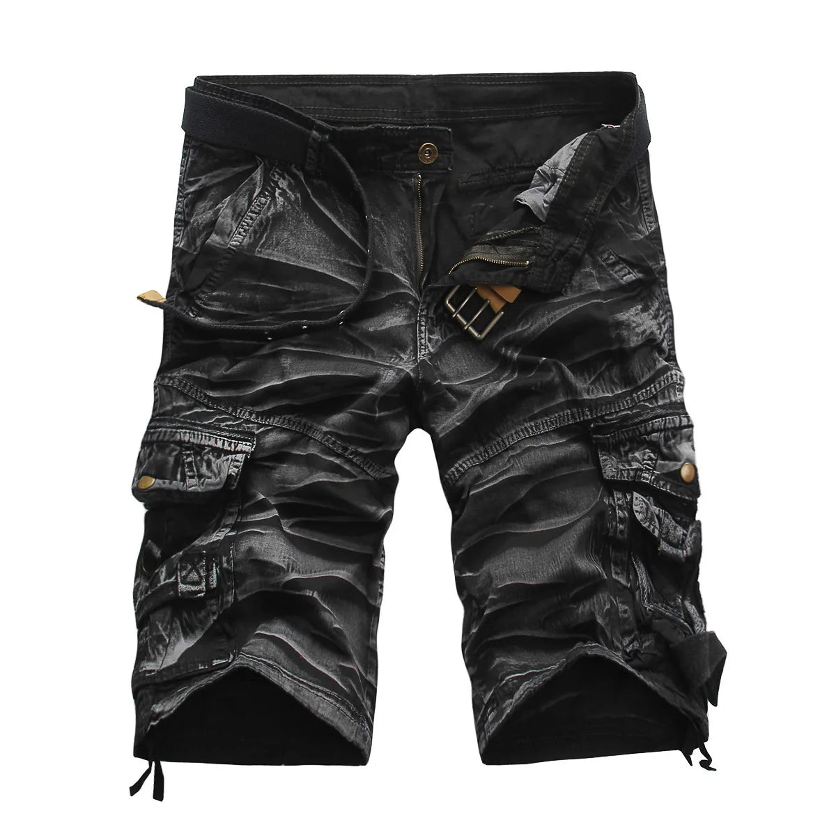 Summer Men's Cargo Shorts Multi Pocket Shorts High Quality Steetwear Cotton Camouflage Shorts Men Clothing Workwear shorts AF19