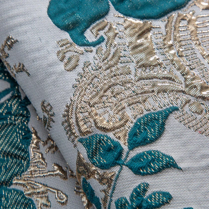 Kalume 2025 African Gilding Jacquard Lace Fabric High Quality Brocade Lace Fabric Ship From U.S. For Sewing Party Dress F4329