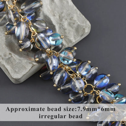 GUFEATHER M987,jewelry accessories,pass REACH,nickel free,18k gold plated,copper,natural stone,diy chain,jewelry making,10cm/lot - AMULET RING STORE