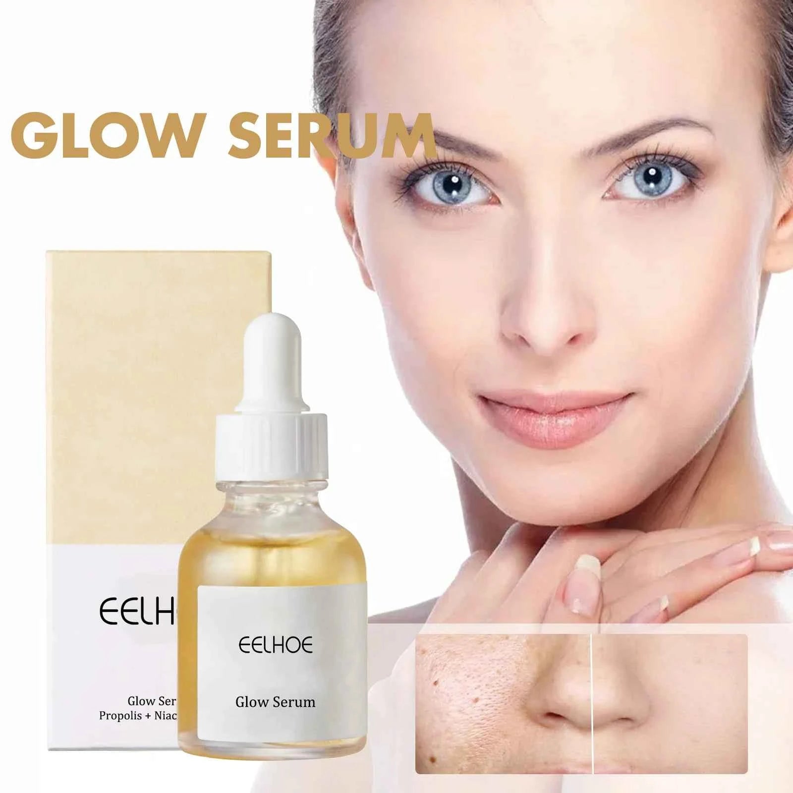 Firming Hydrating Serum Whiten Deep Skin Fade Dark Spots Acne Removal Mark Pores Repair Face Care Essence Cleansing Moisturizing