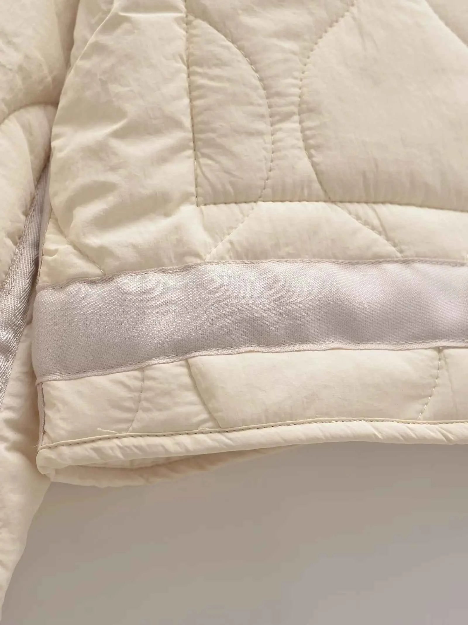 Padded Coat American Retro High Neck Parkas Warm Woman Winter Coats Winter Parkas For Women Elegant Luxury Women's Coat