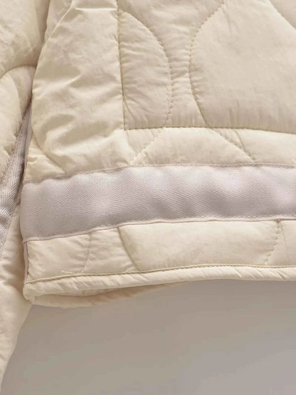 Padded Coat American Retro High Neck Parkas Warm Woman Winter Coats Winter Parkas For Women Elegant Luxury Women's Coat