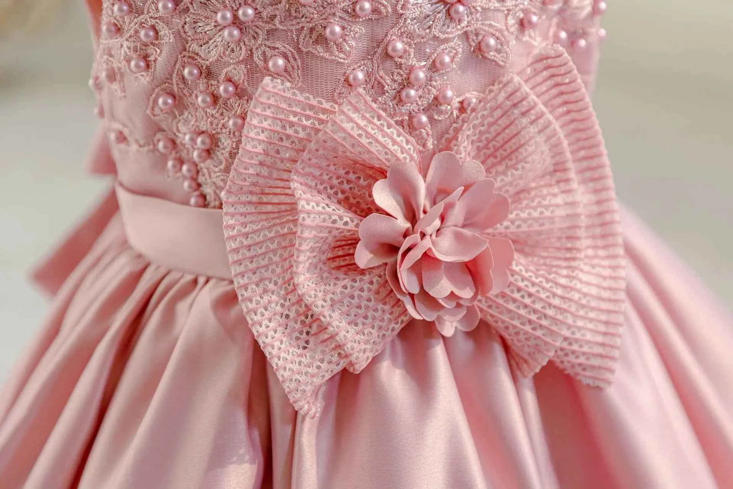 0-4Thildren's wear baby's first birthday party dress color matching gradient Lace Princess Baby Girl Christmas Party Prom Dress