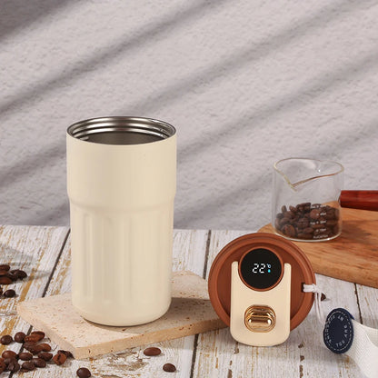 460ml Thermos Bottle Smart Display Temperature 316 Stainless Steel Vacuum Cup Office Coffee Cup Business Portable Thermal Mug
