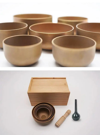 Singing Bowl Meditation Accessories Therapeutic Original Buddha Tibetan Bowls Sound Therapy Musical Percussion Instruments - AMULET RING STORE