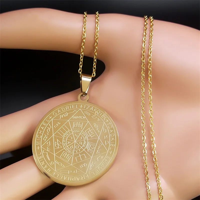 Seal of Seven Archangels and Solomon pendant