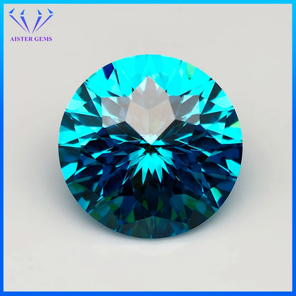New 5A Quality Round Colored Empire Cut Cubic Zirconia Stones Loose Gemstone for Jewelry Making