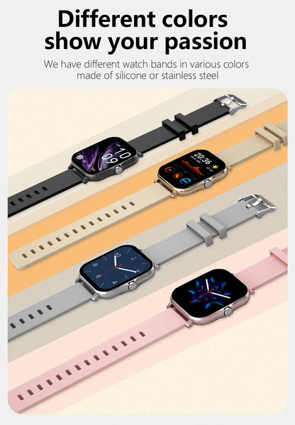 Multifunction Smart Watch For Men Women Kids Message Remind Music Control Sport Step Calories D13 Smartwatch Alarm Clock 116Plus - AMULET RING STORE