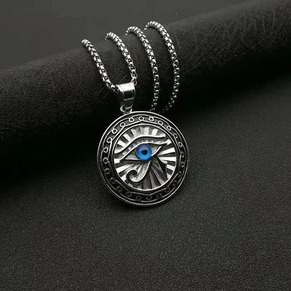 Ancient Egyptian Eye of Horus Necklace Evil Eye Pendant