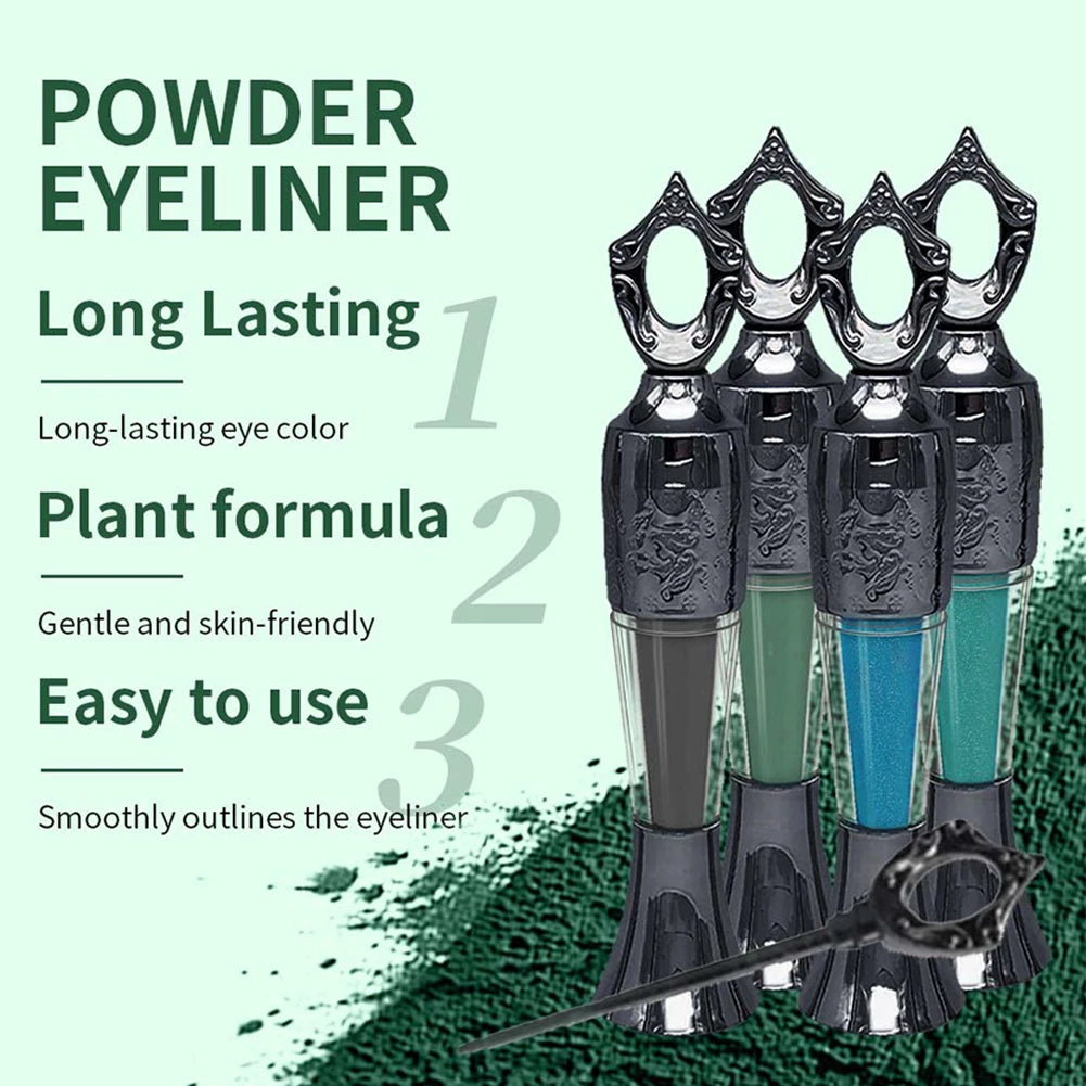 Fashion Natural Egyptian Eyeliner,Handmade Powder Form,Eye Cosmetics,Smudge-Proof,Enduring Effect Enhance Color,For Daily Makeup - AMULET RING STORE