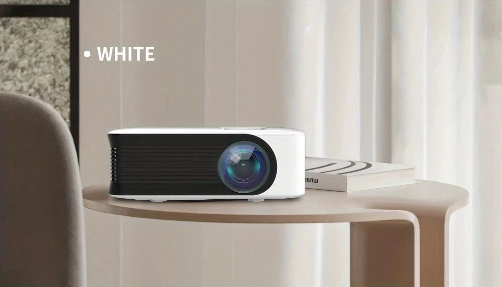 The YERSIDA A30C Wifi Mini Projector Cinema Syncs mobile phone with screen portable projector home supports 1080P movie projecto