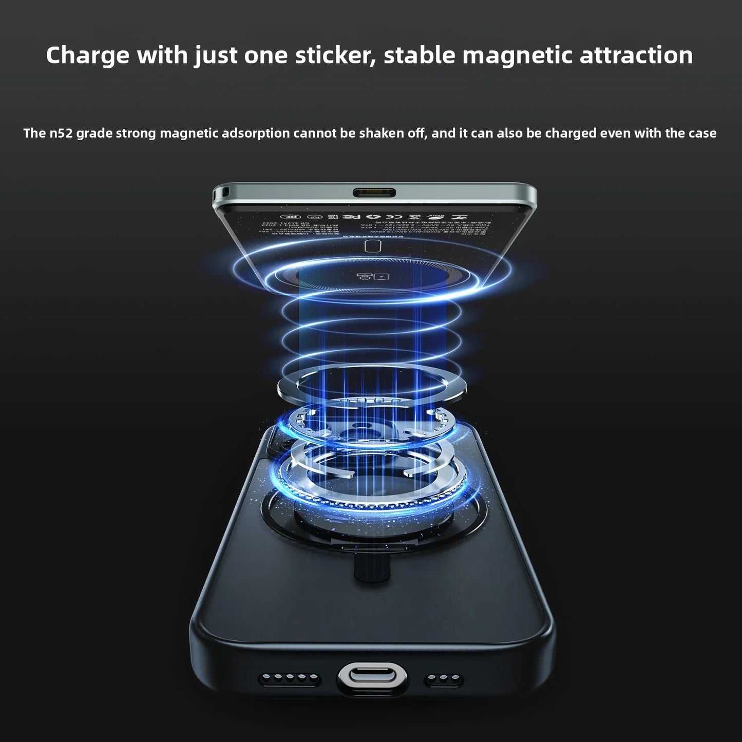 10000mAh CCC 3C Magsafe Power Bank Magnetic Wireless Phone Charger External Battery 20W Fast Charging for IPhone 16 15 - AMULET RING STORE