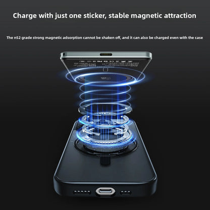 10000mAh CCC 3C Magsafe Power Bank Magnetic Wireless Phone Charger External Battery 20W Fast Charging for IPhone 16 15 - AMULET RING STORE