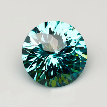 New 5A Quality Round Colored Empire Cut Cubic Zirconia Stones Loose Gemstone for Jewelry Making