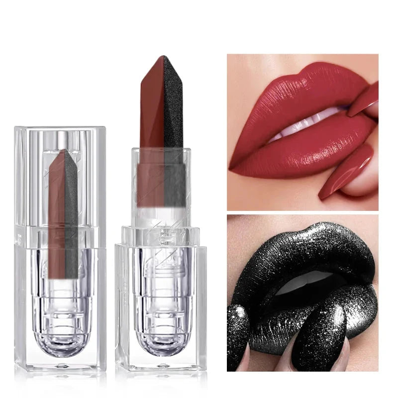 Lipstick Waterproof Long Lasting Moisturizing Matte Non-stick Cup Pearlescent Diamond Lip Tint Red Sexy Lips Makeup - AMULET RING STORE