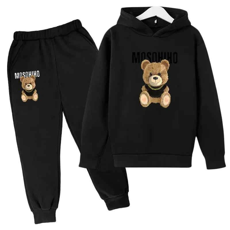 Fall/Winter 2024 Sports Kids Hoodie Set Sunshine Boys & Girls Casual Kids Top + Pants in Multiple Color Options for Ages 3-13