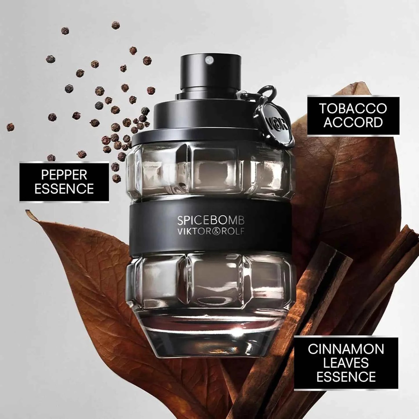Viktor&Rolf - Spicebomb Eau De Toilette - Woody & Spicy - Cologne for Men - with Notes of Citrus & Tobacco Valentine Perfume