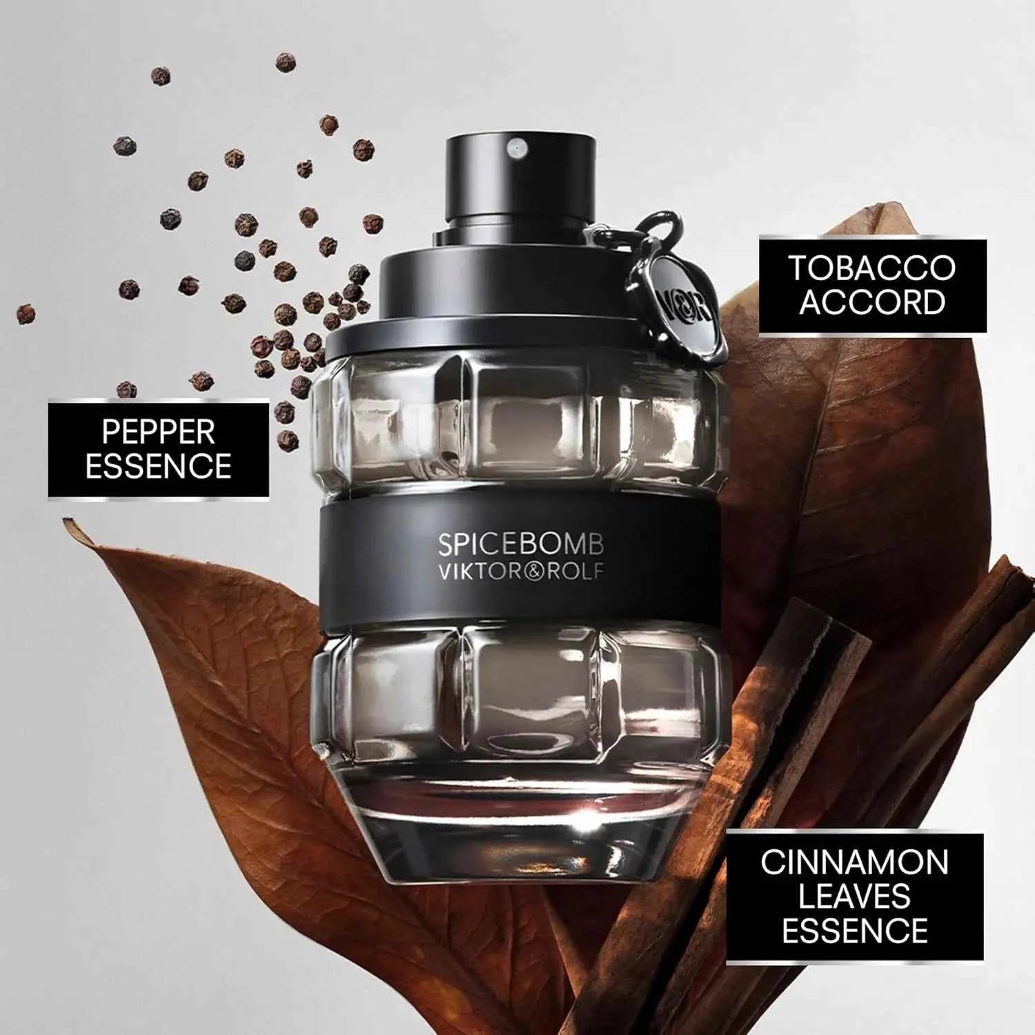 Viktor&Rolf - Spicebomb Eau De Toilette - Woody & Spicy - Cologne for Men - with Notes of Citrus & Tobacco Valentine Perfume